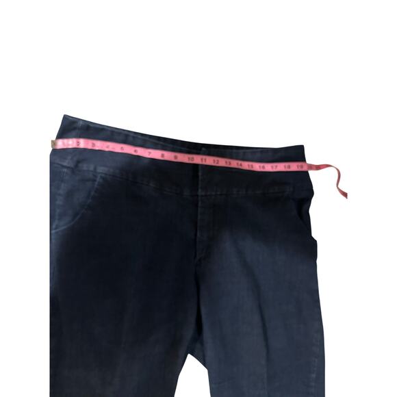 SVOBODA - Wide Leg Dark Blue Denim Jeans - Sz 18 Tall - Picture 7 of 11